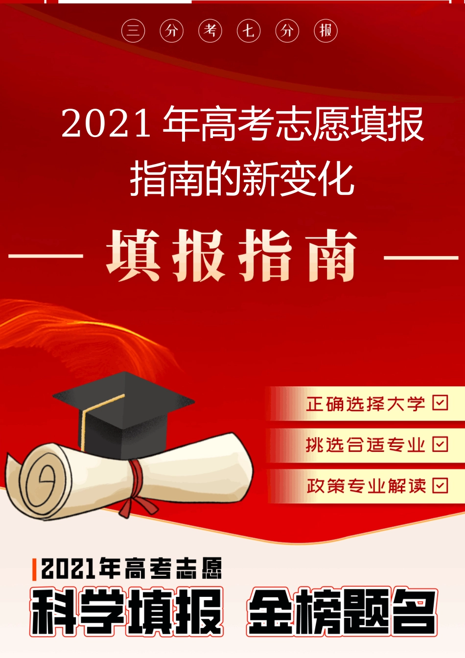 2021年高考志愿科学填报金榜题名-今年不一样！2021年高考志愿填报指南的新变化快看！.docx_第1页