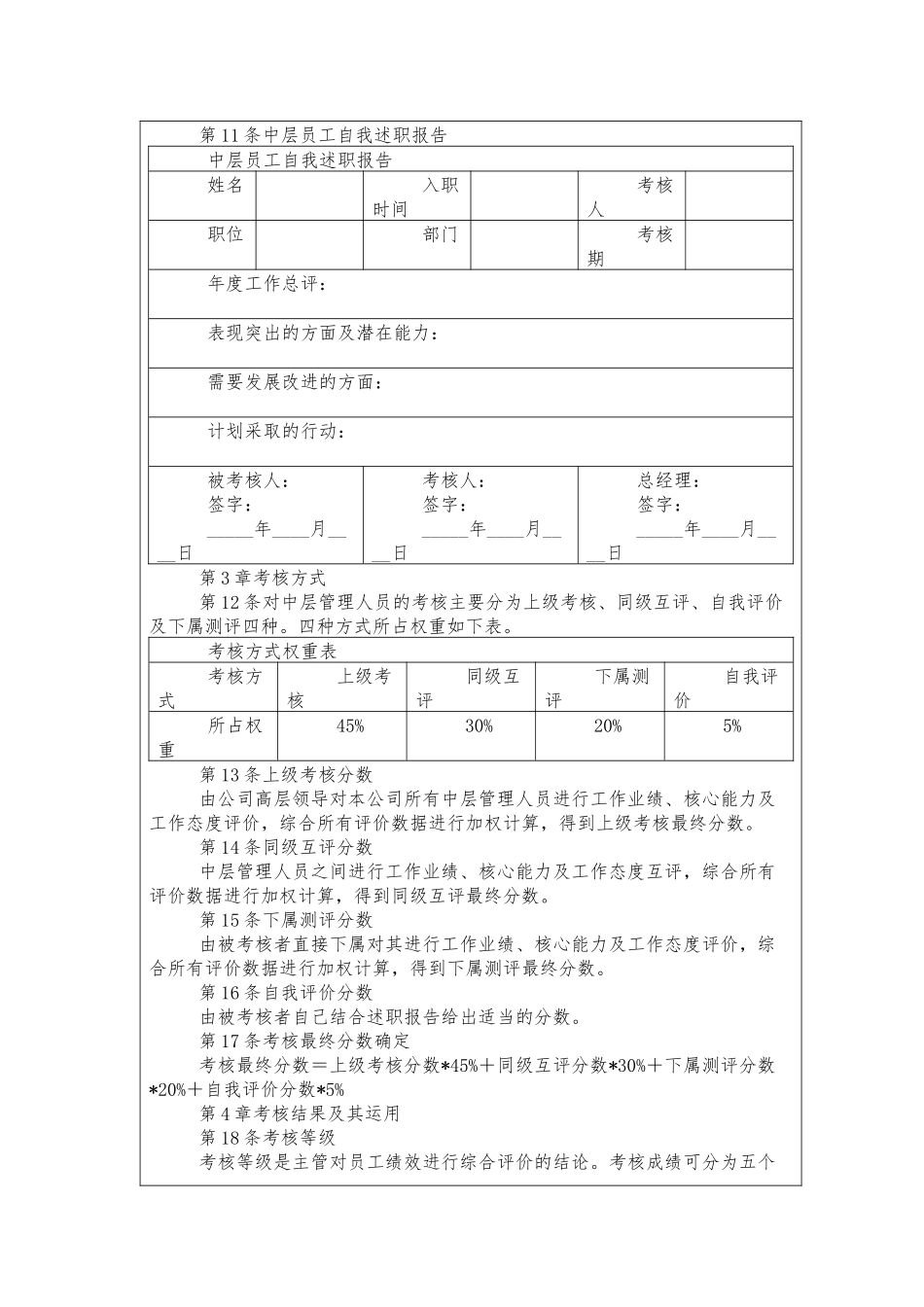 企业公司中高层绩效考核管理制度.docx_第3页