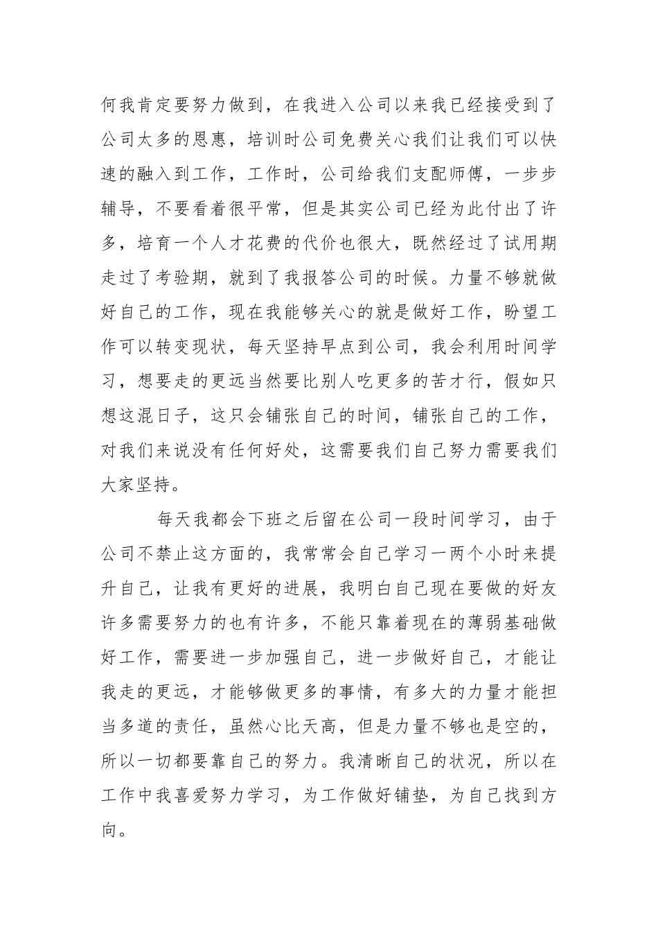 公司简短新员工个人总结-个人总结.docx_第2页