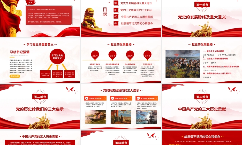 党史学习教育-中国共产党的三大历史贡献PPT课件（带内容）1.pptx