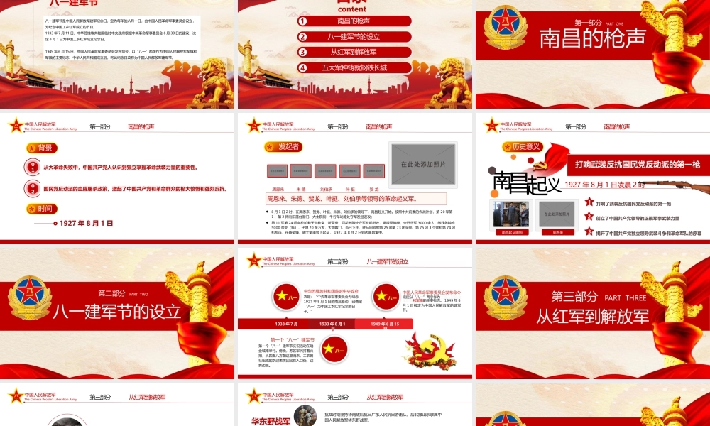 八一建军节PPT模板下载.pptx