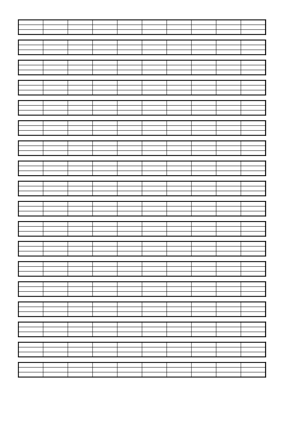 最新EXCEL版标准拼音田字格A4打印模板（可修改）.xls_第2页