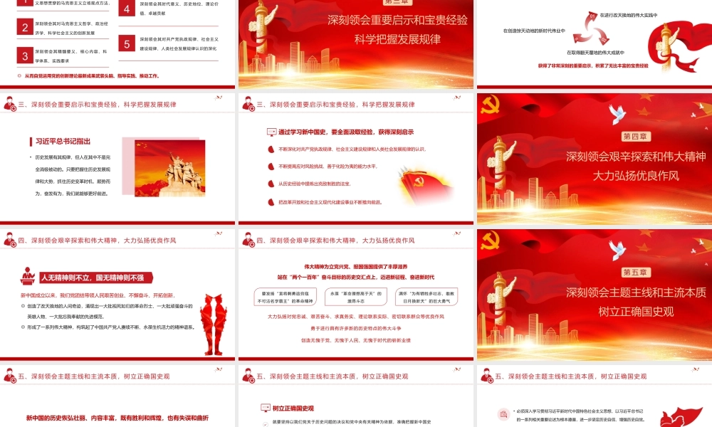 深入学习新中国史PPT模板下载.pptx