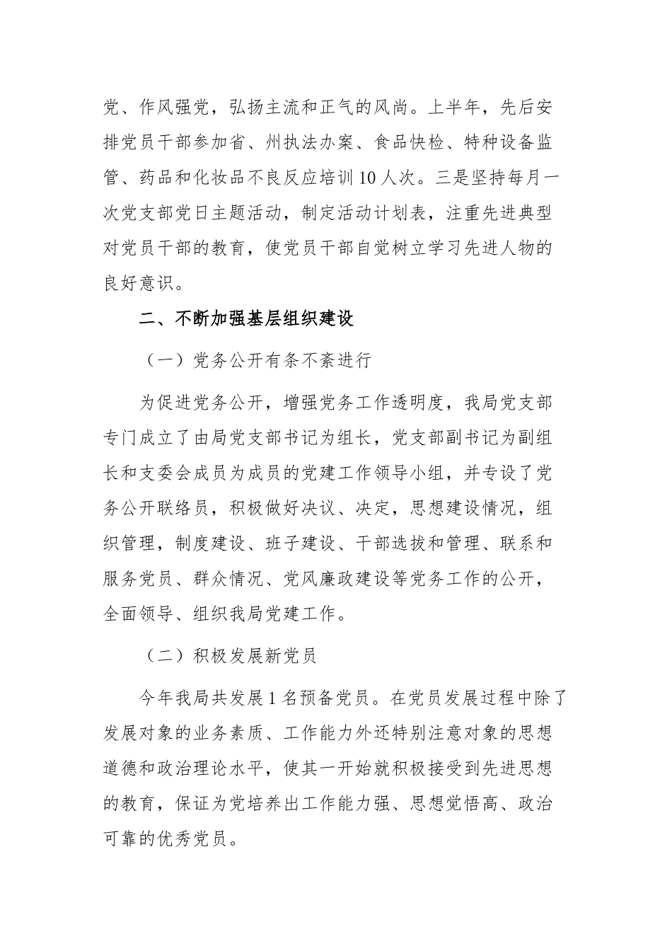 党支部2021年上半年党建工作总结及下半年计划打算精选范文.docx_第2页