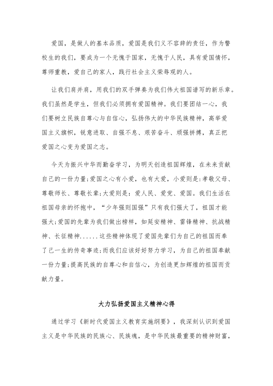 3篇大力弘扬爱国主义精神心得供借鉴.docx_第2页