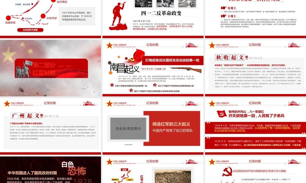 八一建军节国防教育培训PPT模板下载.pptx