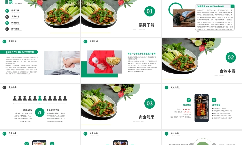 民以食为天食以安为先中学生食品安全教育主题班会PPT课件（带内容）.pptx