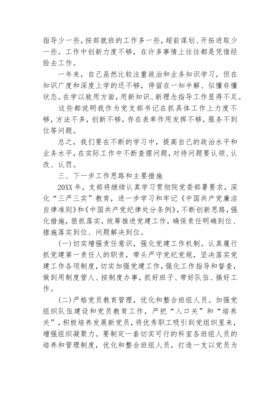 2021年党支部书记述职报告范文三篇.doc_第3页
