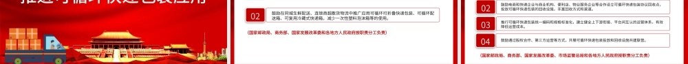 党政课件关于加快推进快递包装绿色转型意见的通知PPT模板.pptx