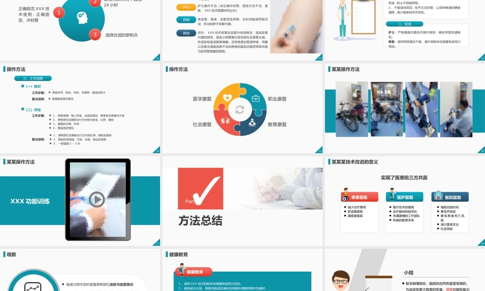 医疗护理技术改进成果汇报护士演讲PPT课件（带内容）.pptx