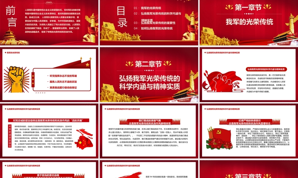 八一建军节建军94周年之初心不改永远的军魂党课PPT.pptx
