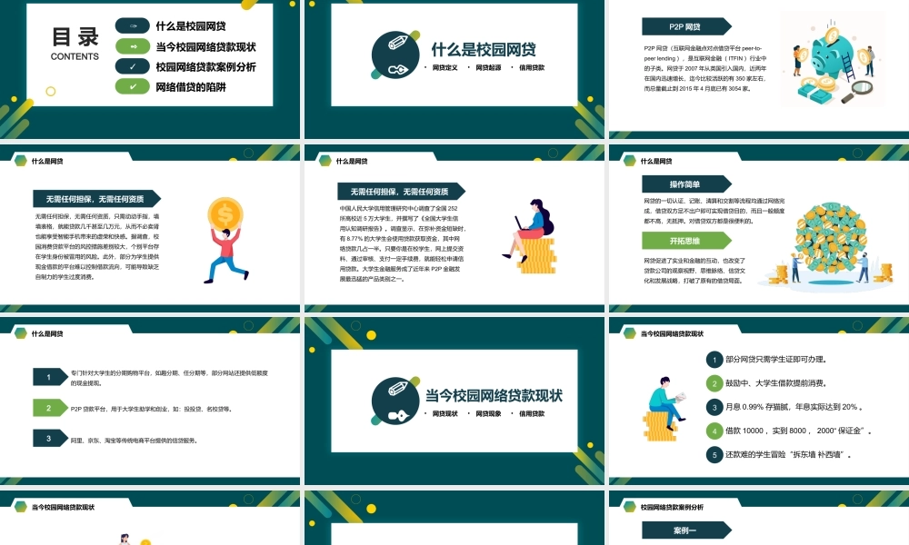 克制消费欲望拒绝校园网贷梳理理性消费观PPT课件（带内容）.pptx