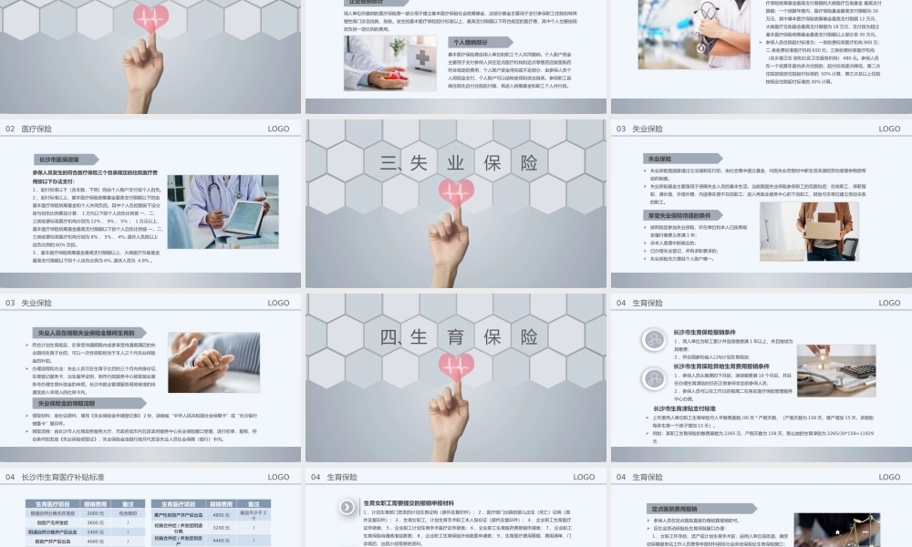 企业人力资源员工社保知识培训PPT模板下载.pptx