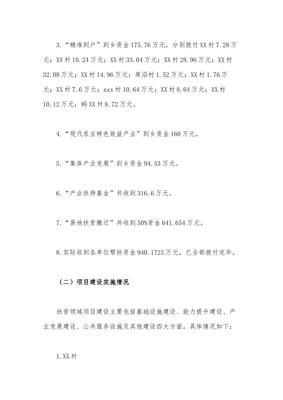 开展扶贫领域工作专项检查自查自纠报告.docx_第2页