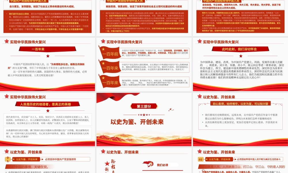 七一建党节重点讲话内容解读学习专题党课课件PPT模板下载.pptx