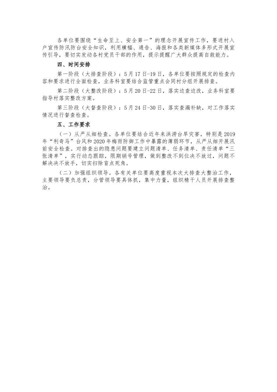 镇2021年防汛险隐患排查整治方案.docx_第3页