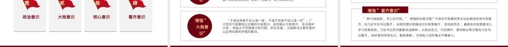党员学习心怀责任勇于担当学习教育专题模板.pptx