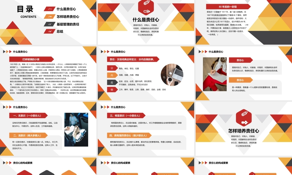 企业培训员工培训人力资源管理培训-责任心塑造培训PPT课件（带内容）.pptx