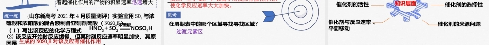 2021-2022届高三化学复习《催化剂原理、活化能及反应机理》.pptx