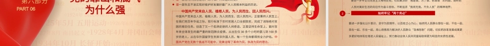 讲党课学习党史让我们知道六个为什么PPT模板下载.pptx