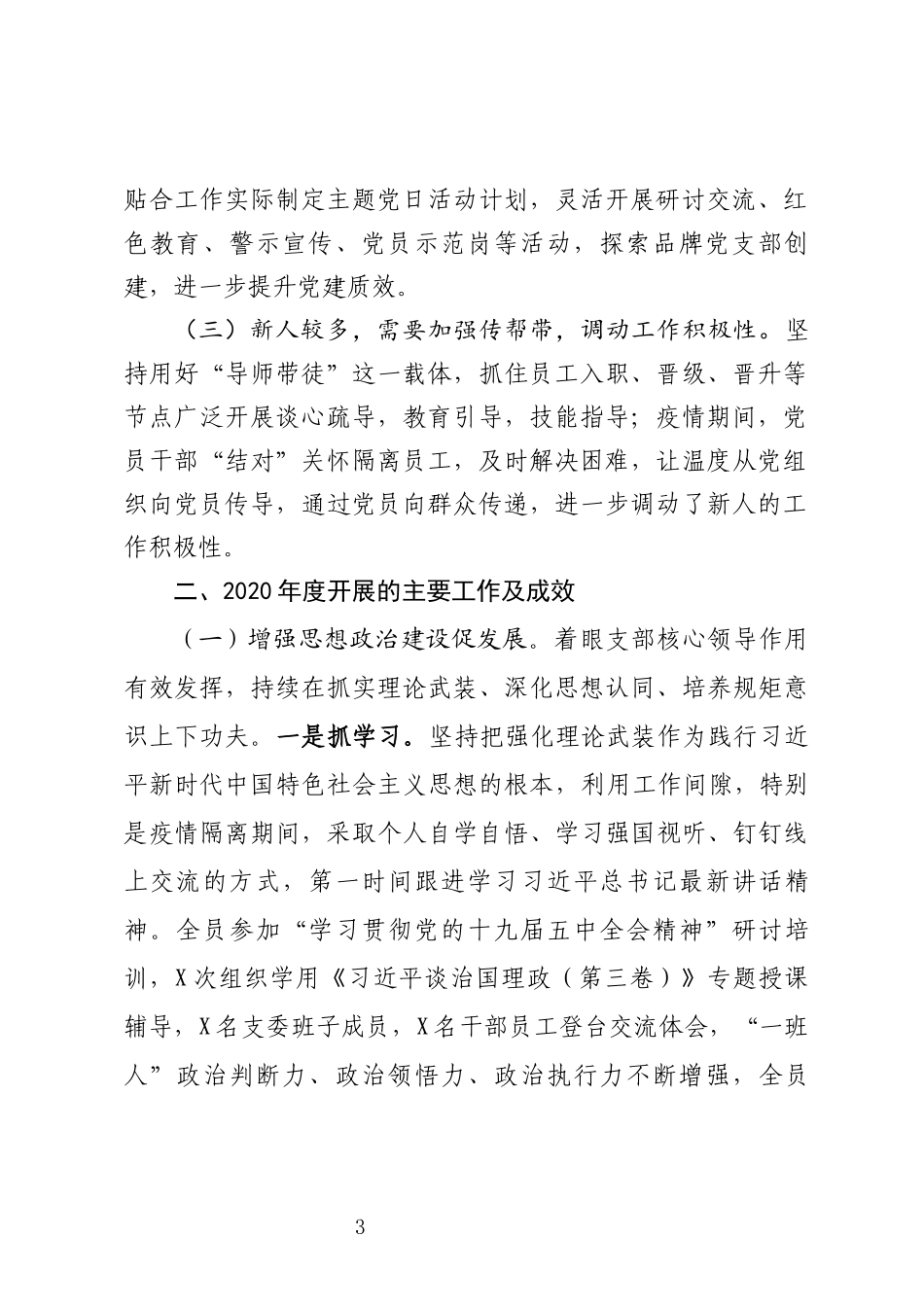 党支部委员会述职报告1.docx_第3页