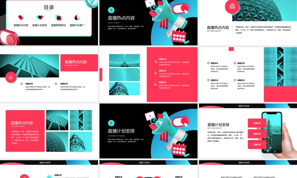 直播运营策划PPT模板下载.pptx