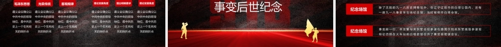 纪念九一八历史事件勿忘国耻宣传教育PPT模板下载.pptx