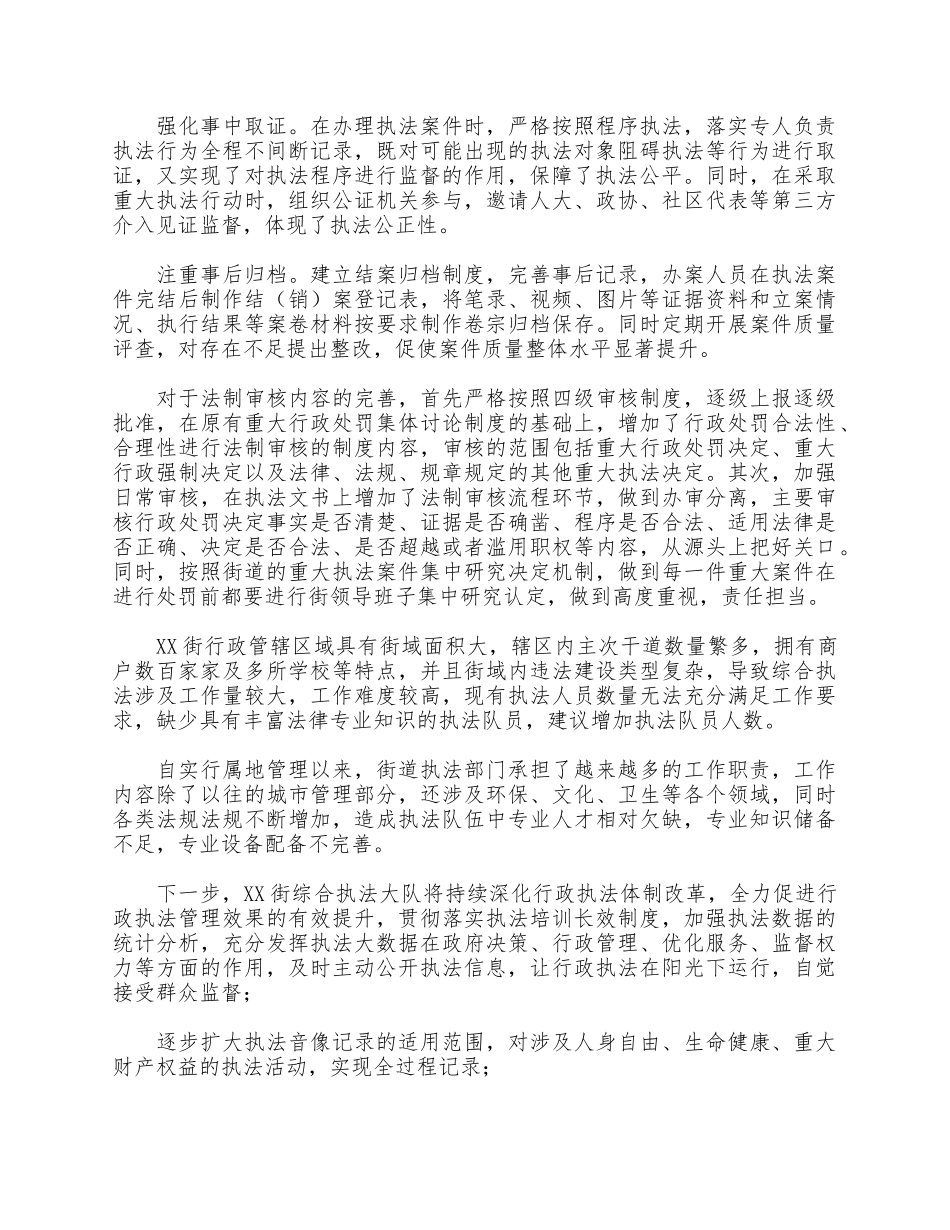 街道综合执法大队工作总结.docx_第2页