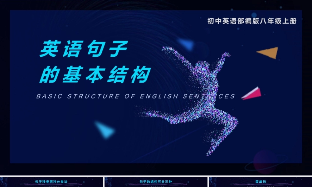英语句子的基本结构课件PPT模板下载.pptx
