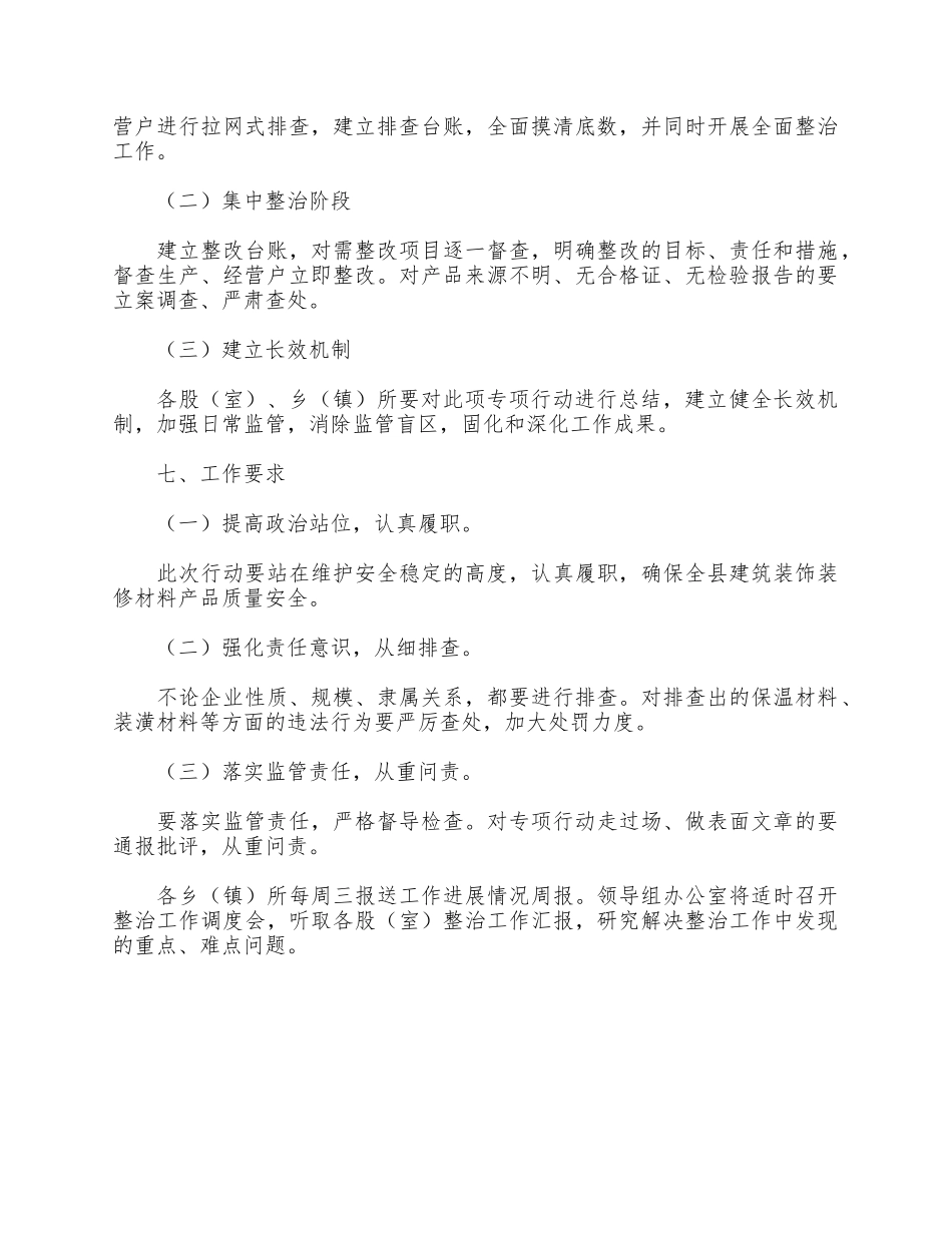 2021城乡建筑装饰装修材料排查整治方案供借鉴.docx_第3页