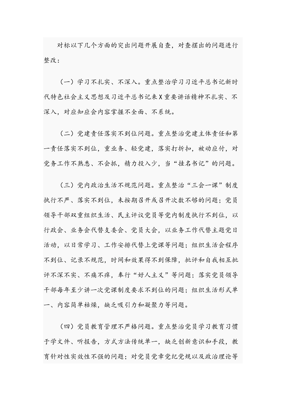 2021年关于“灯下黑”问题专项整治工作实施方案文稿.docx_第2页