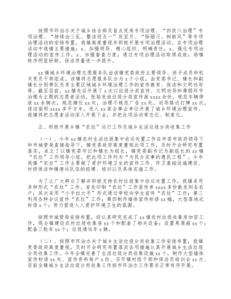 2021城乡环境综合治理上半年工作总结及下半年工作思路供借鉴.docx_第2页