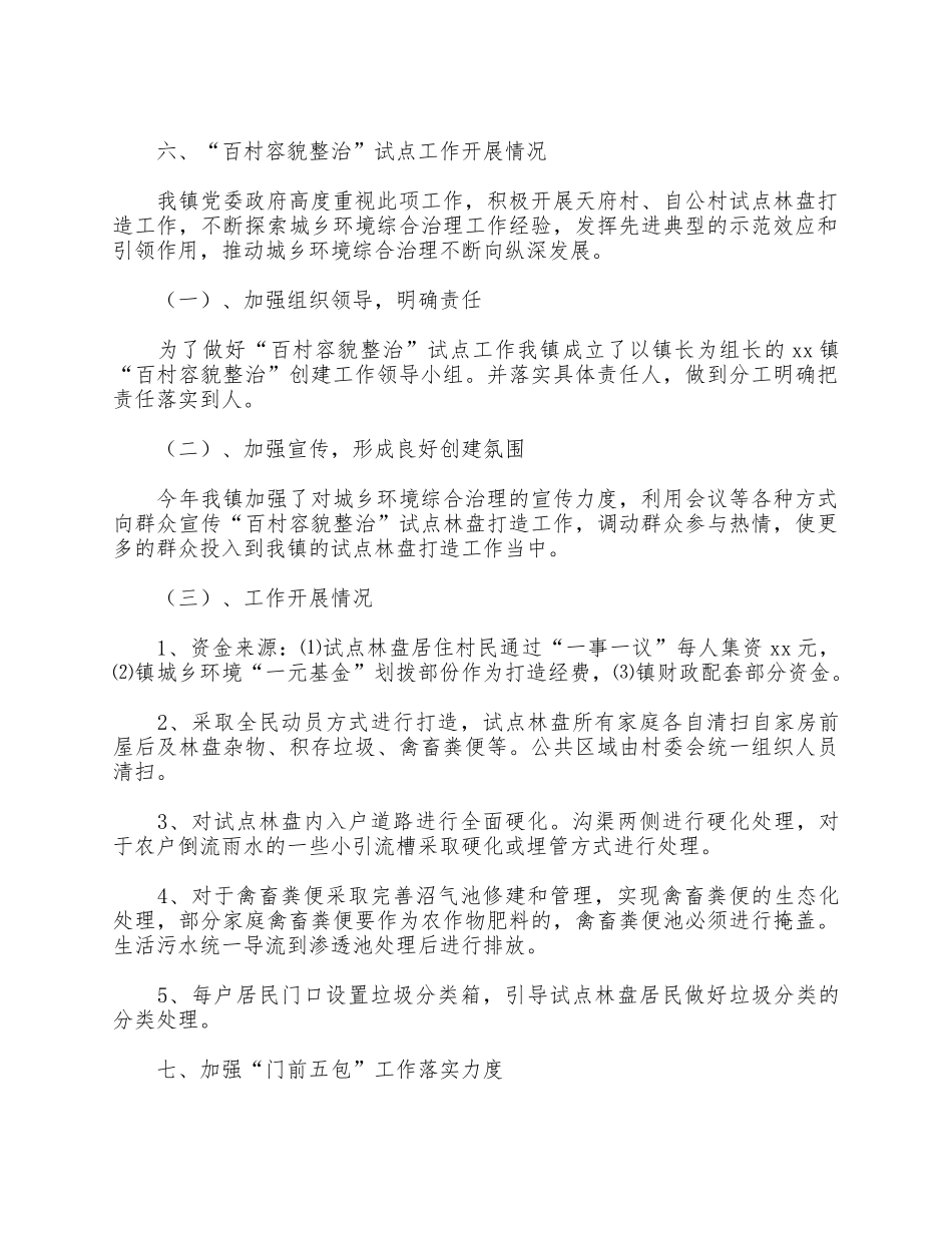 2021城乡环境综合治理上半年工作总结及下半年工作思路供借鉴.docx_第3页