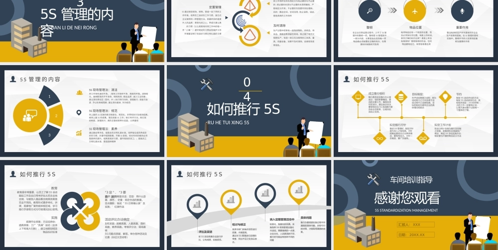 推行5S的作用及具体措施5S现场管理宣传标语经典步骤员工培训PPT模板下载.pptx