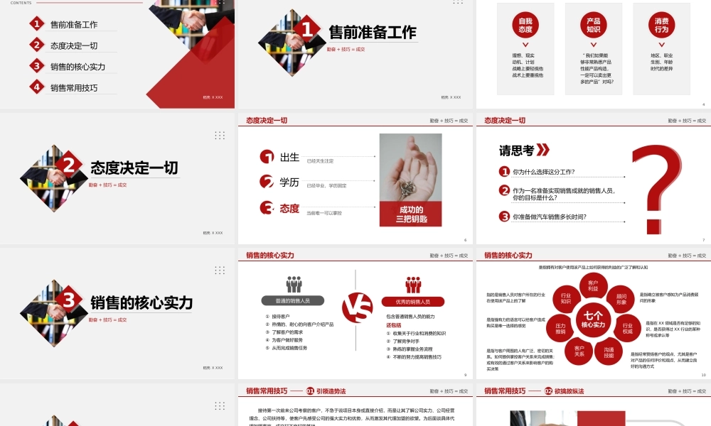 销售员入职岗前技巧培训PPT模板下载.pptx
