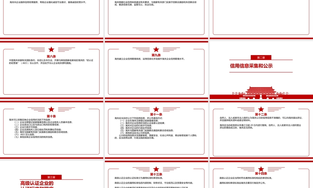 2021《中华人民共和国海关注册登记和备案企业信用管理办法》全文学习材料PPT课件（带内容）.pptx