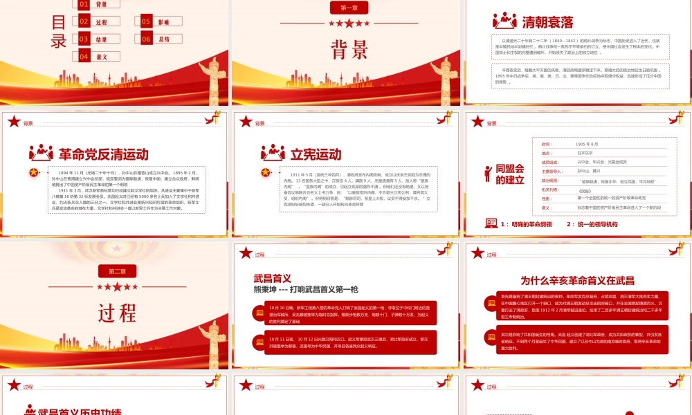 辛亥革命纪念日学习课件PPT课件（带内容）.pptx