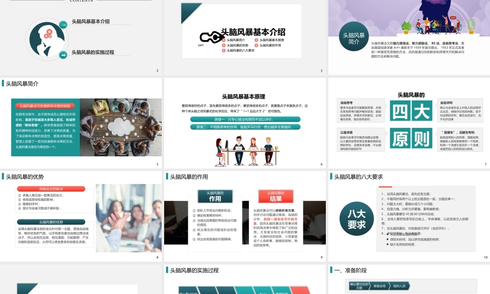企业管理培训——团队头脑风暴方法培训PPT课件（带内容）.pptx
