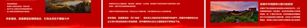 党史学习教育专题党课——学史增信奋进新时代PPT课件（带内容）.pptx