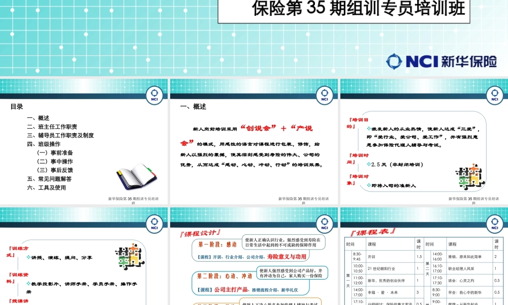 最新保险专员岗前培训操作手册课件PPT.pptx
