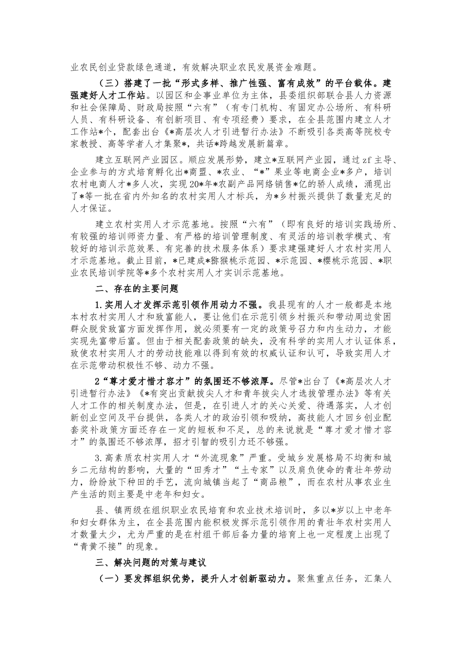 乡村人才振兴调研问题建议.docx_第2页