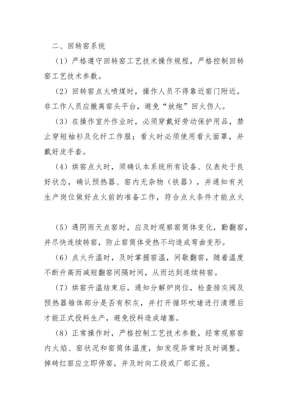 水泥厂工艺操作安全生产及注意事项.docx_第2页