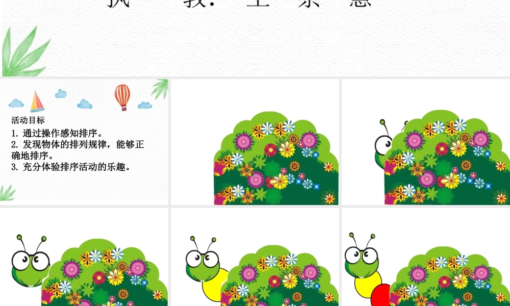 大班科学《排序》微课件.ppt