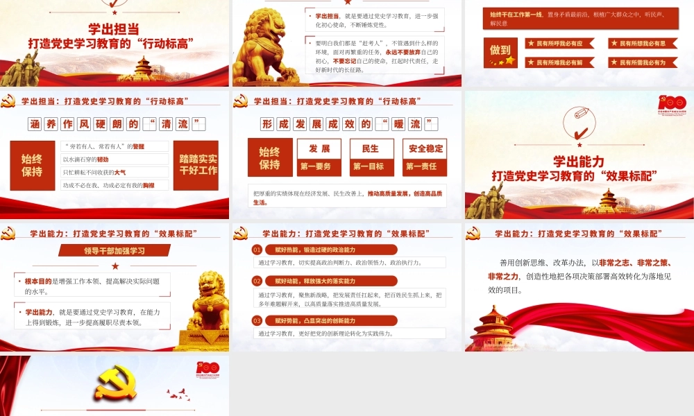 2021年党史学习教育要学出四重“硬核”系列专题党课课件 PPT模板下载.pptx