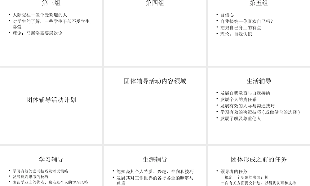 最新团体辅导----班级心理辅导心理教师培训课件PPT.pptx