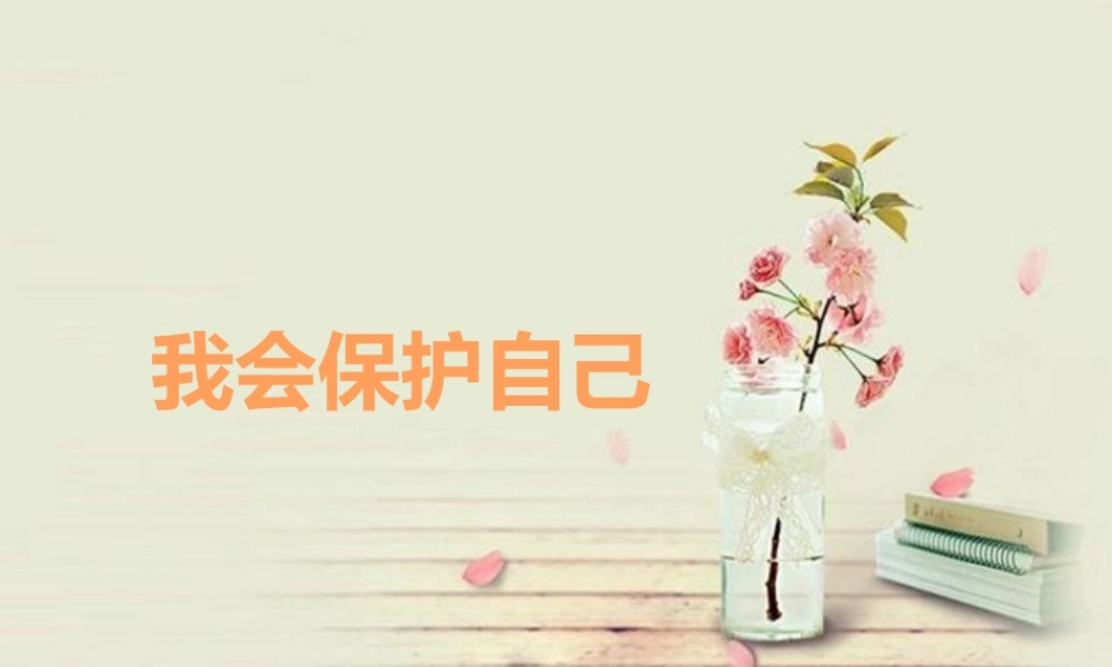小班社会《我会保护自己》微课件.pptx