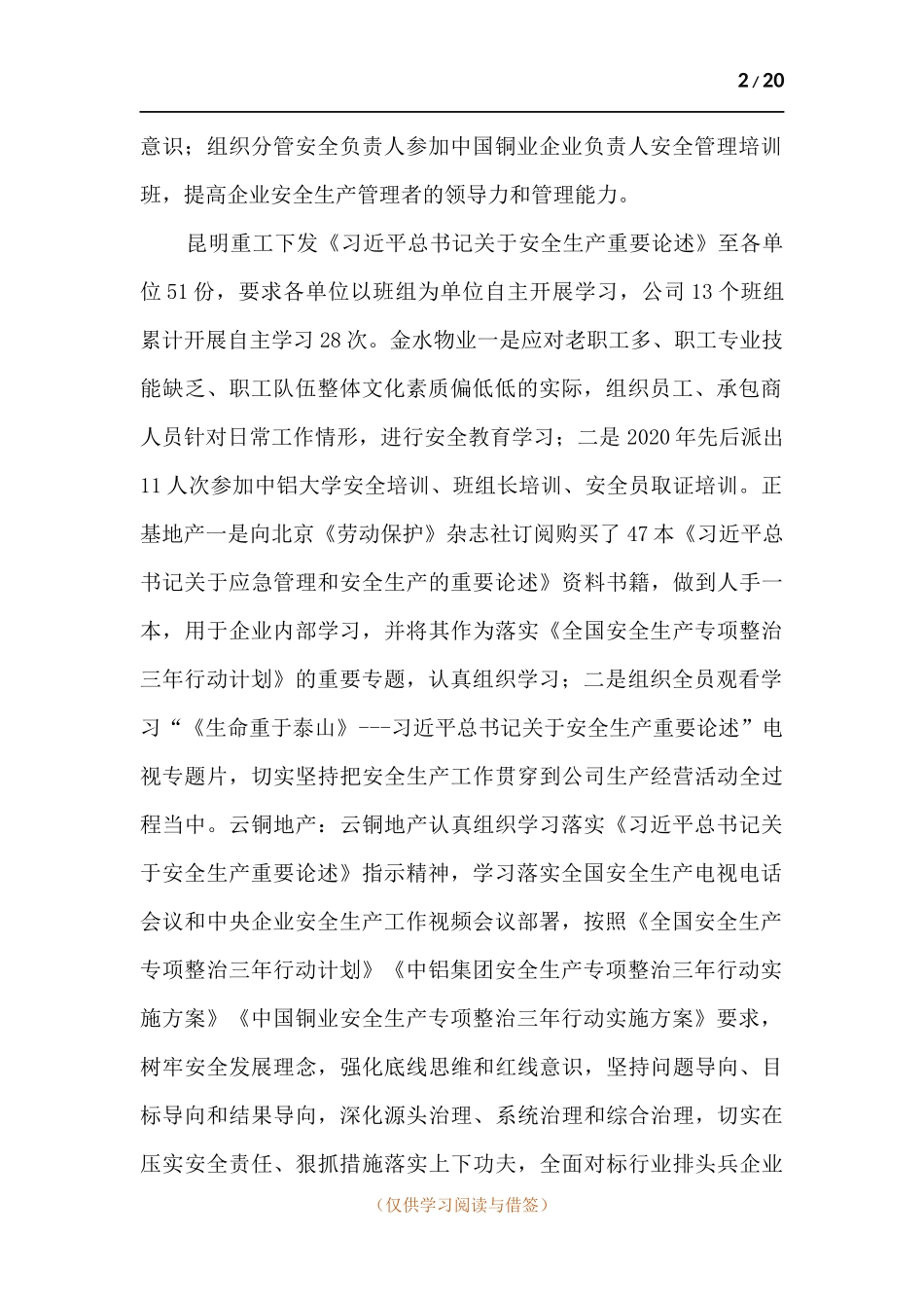 资产公司安全生产专项整治三年行动开展情况工作总结.docx_第2页