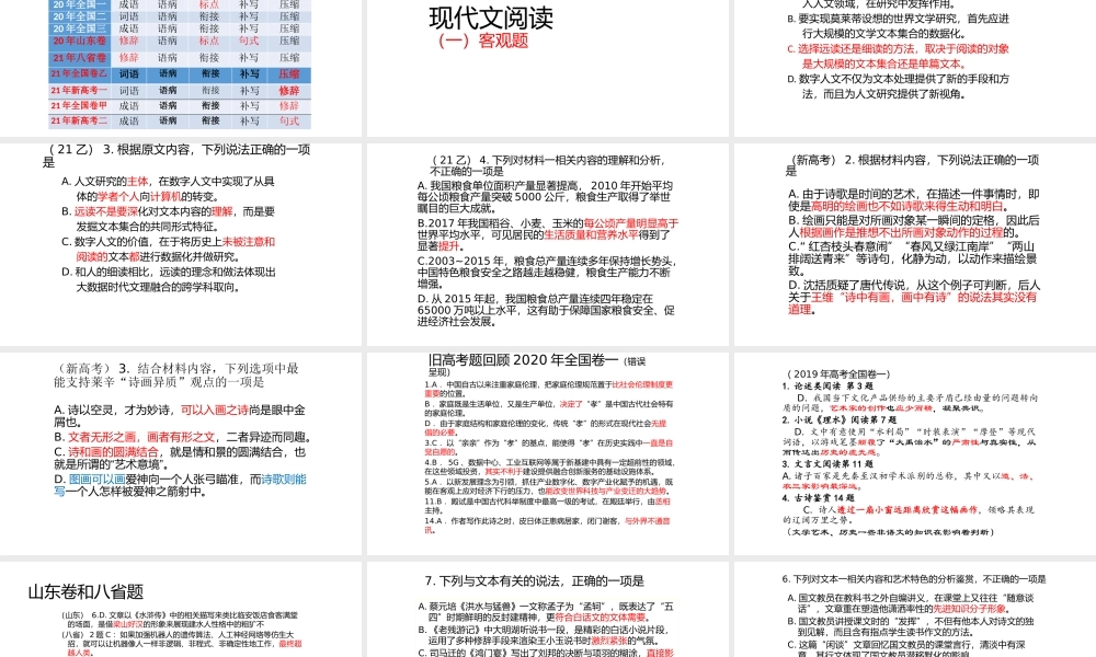 一核四层四翼高考评价体系下2022届高三语文一轮复习策略讲座.pptx