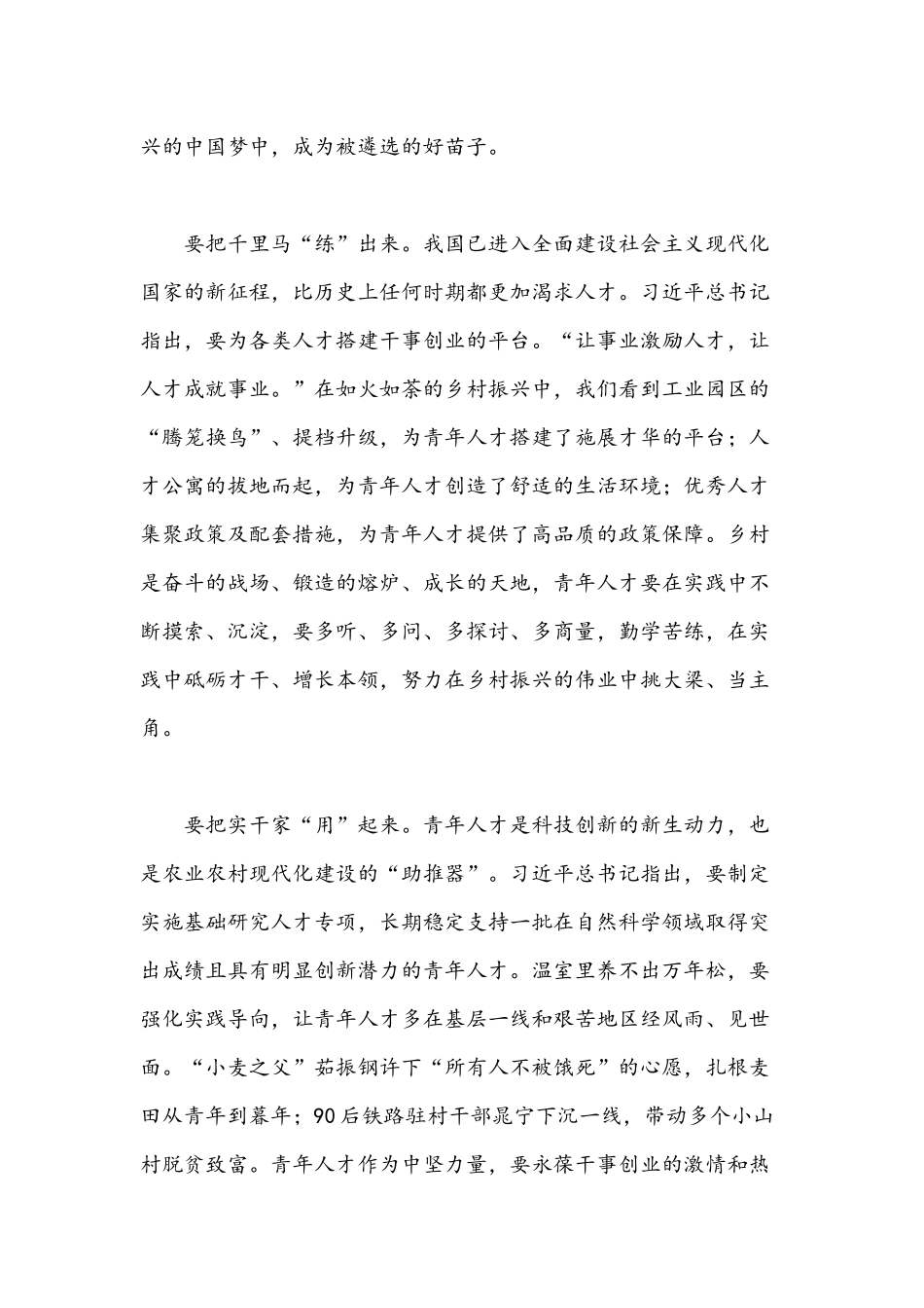 2021年关于乡村振兴战略的党课讲稿四篇汇编.docx_第2页