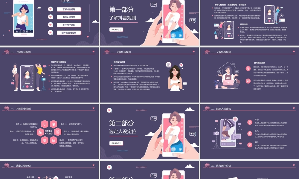 抖音快手直播网红打造营销培训PPT课件（带内容）.pptx